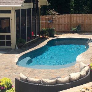 Vista Isle fibreglass pool