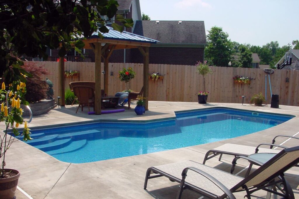 Fiberglass Pool at home